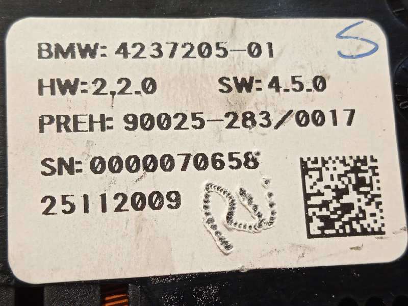 Recambio de mando climatizador para bmw serie 7 (f01/f02) 730ld referencia OEM IAM 4237205 - Negro 4