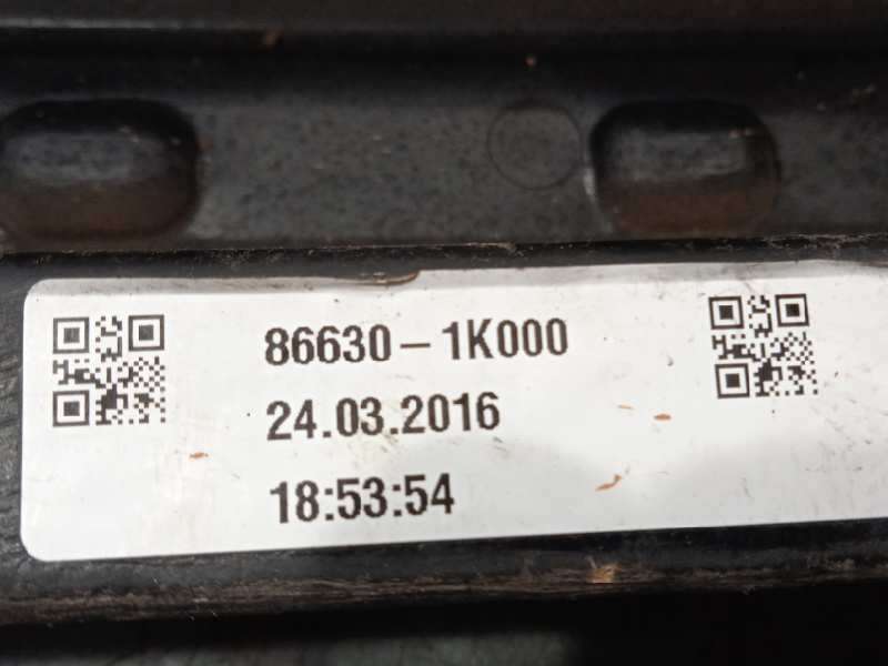 Recambio de refuerzo paragolpes trasero para hyundai ix20 crdi cat referencia OEM IAM 866301K000 - Rojo 4