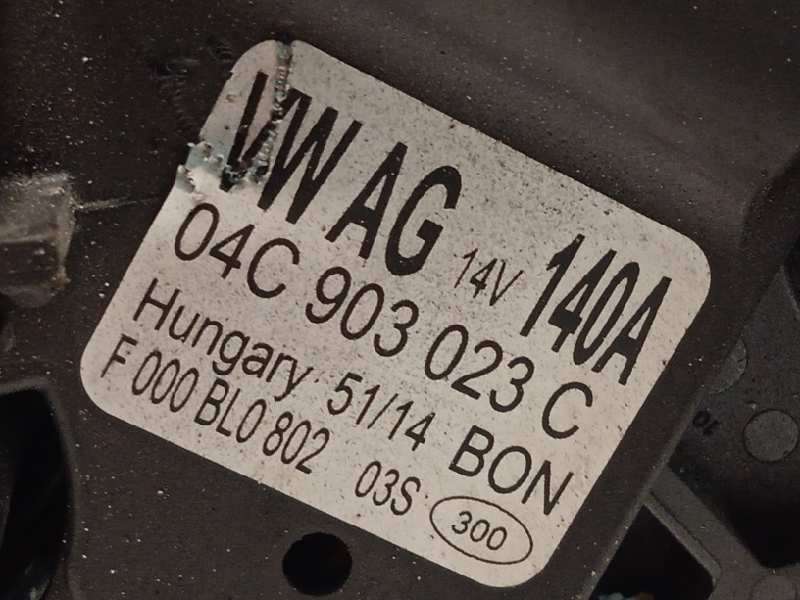 Recambio de alternador para volkswagen polo (6c1) trendline bluemotion referencia OEM IAM 04C903023C  F000BL0802 - Blanco 4