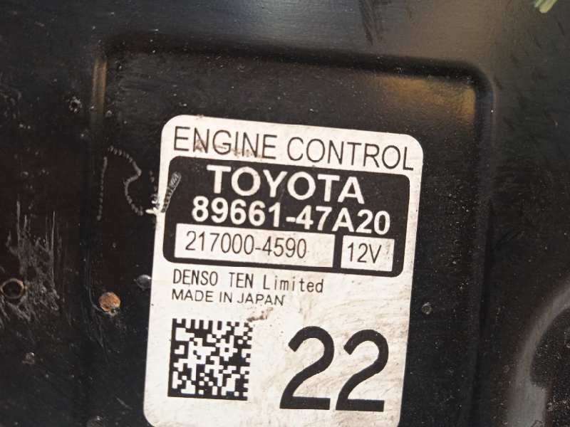 Recambio de centralita motor uce para toyota prius (zvw50) basis referencia OEM IAM 8966147A20  2170004590 - Negro 4
