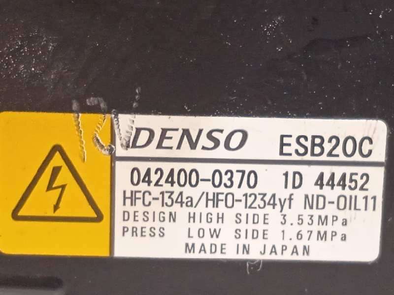 Recambio de compresor aire acondicionado para toyota prius (zvw50) basis referencia OEM IAM 0424000370 8837047092 ESB20C - Negro 5