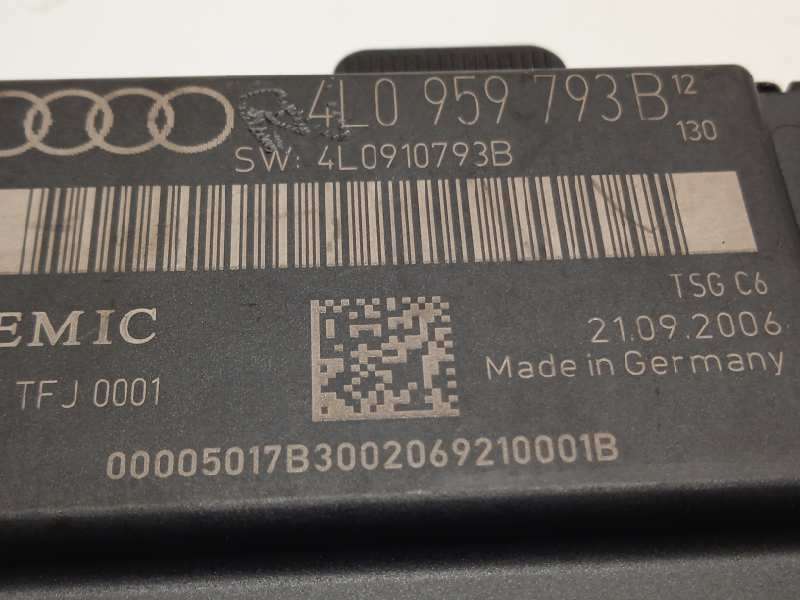 Recambio de centralita confort para audi q7 (4l) 3.0 tdi referencia OEM IAM 4L0959793B - Negro 4