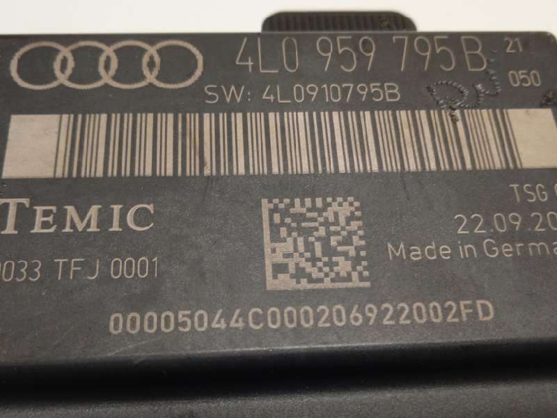 Recambio de centralita confort para audi q7 (4l) 3.0 tdi referencia OEM IAM 4L0959795B - Negro 4