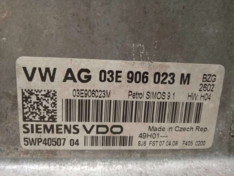 Recambio de centralita motor uce para seat ibiza (6j5) reference referencia OEM IAM 03E906023M  5WP4050704 4