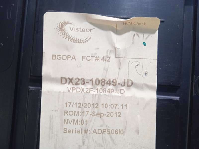 Recambio de cuadro instrumentos para jaguar xf 2.2 diesel cat referencia OEM IAM DX2310849JD  VPDX2F10849JD - Gris 5