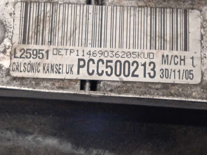 Recambio de radiador agua para land rover range rover sport supercharged referencia OEM IAM PCC500213 - Negro 6