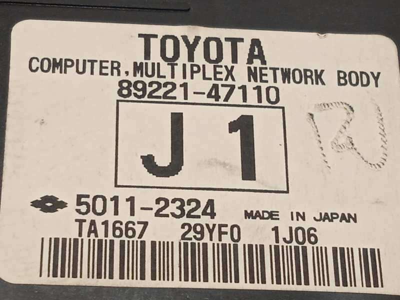 Recambio de modulo electronico para toyota prius (nhw30) plug-in hybrid advance referencia OEM IAM 8922147110  50112324 - Blanco 4