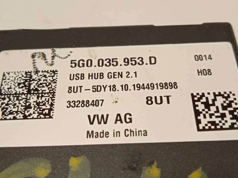 Recambio de modulo electronico para volkswagen t-cross 1.0 tsi referencia OEM IAM 5G0035953D - Blanco 5