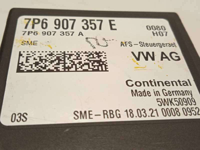 Recambio de centralita luces para seat ibiza (kj1) fr referencia OEM IAM 7P6907357E 7P6907357EZ00 5WK50909 - Blanco 5