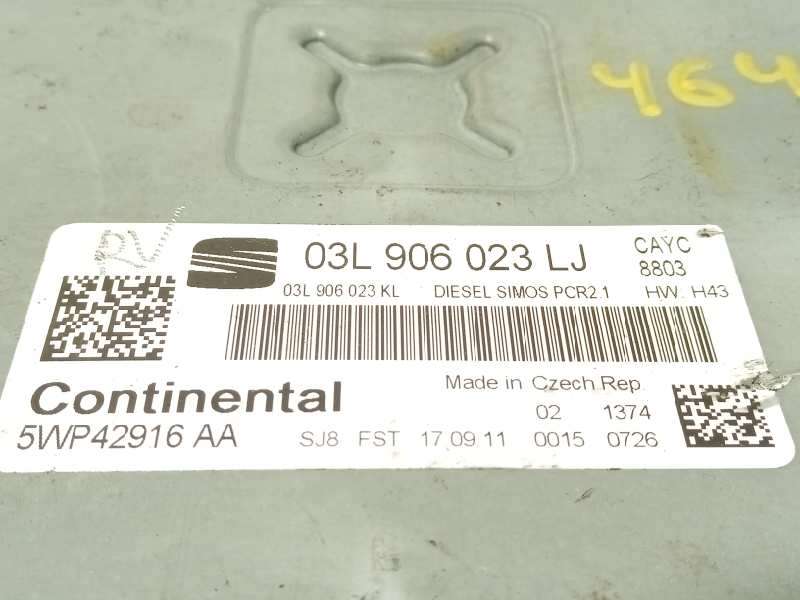 Recambio de centralita motor uce para seat altea xl (5p5) stylance / style referencia OEM IAM 03L906023LJ  5WP42916AA - Blanco 4