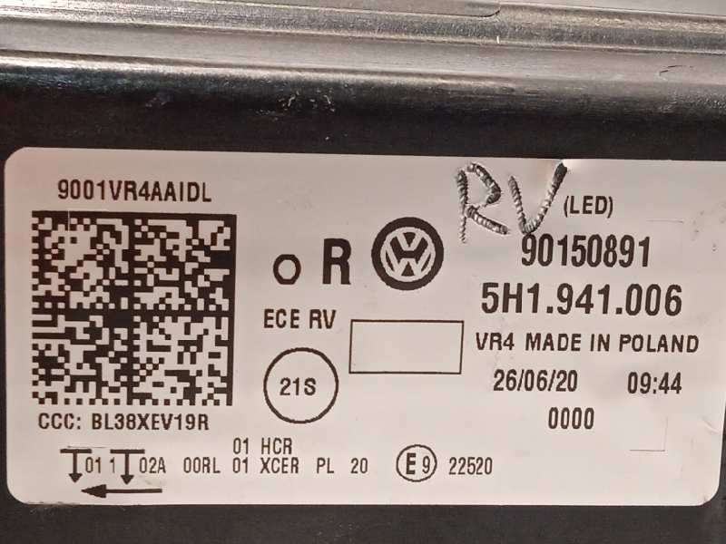 Recambio de faro derecho para volkswagen golf viii lim. (cd1) style referencia OEM IAM 5H1941006 5