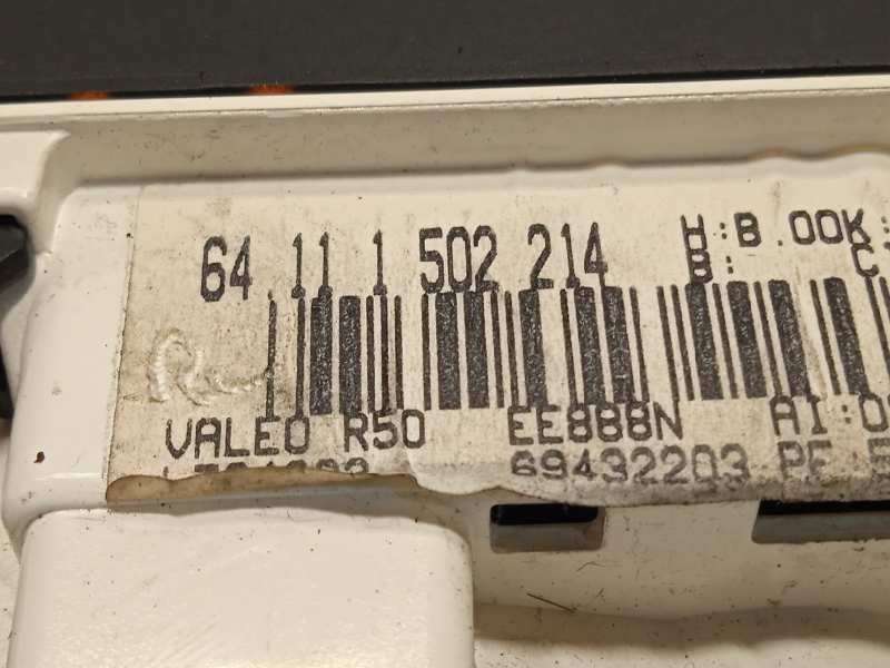 Recambio de mando calefaccion / aire acondicionado para mini mini (r50,r53) one referencia OEM IAM 6411502214 - Negro 4
