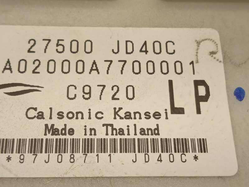 Recambio de mando climatizador para nissan qashqai (j10) acenta referencia OEM IAM 27500JD40C - Blanco 5