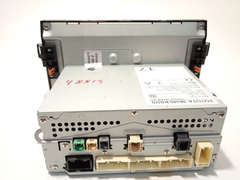 Recambio de pantalla multifuncion para toyota yaris (ksp211 active referencia OEM IAM 86140K0170 5