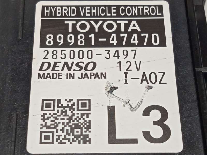 Recambio de modulo electronico para toyota prius (zvw50) basis referencia OEM IAM 8998147470  2850003497 - Gris 5