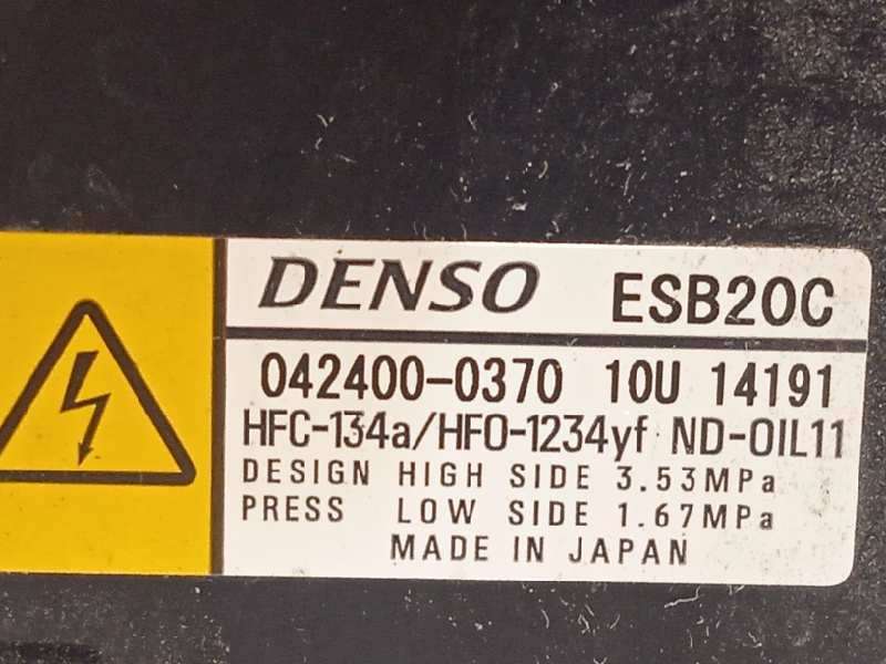 Recambio de compresor aire acondicionado para toyota prius (zvw50) basis referencia OEM IAM 0424000370 8837047092 ESB20C - Gris 5