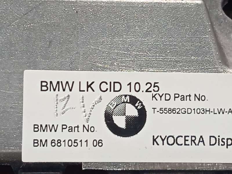 Recambio de pantalla multifuncion para bmw serie 5 berlina (g30) 530d xdrive referencia OEM IAM 6810511 65506810511 6