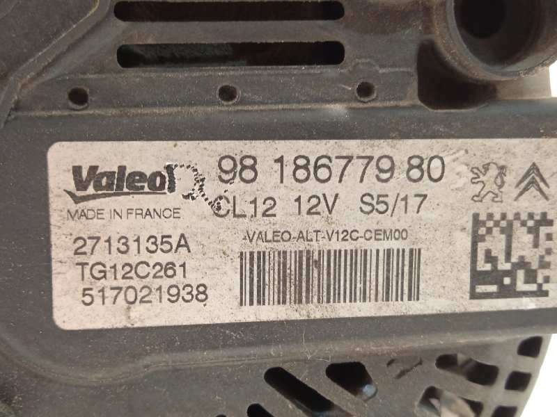 Recambio de alternador para peugeot 308 1.2 12v e-thp referencia OEM IAM 9818677980 2713135A TG12C261 - Azul 4