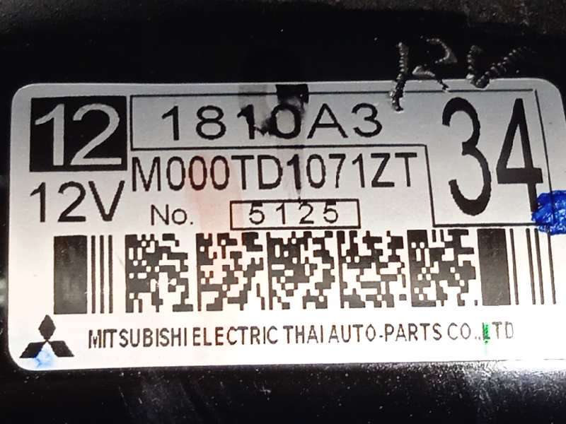 Recambio de motor arranque para mitsubishi space star (a00) motion referencia OEM IAM 1810A334  M000TD1071ZT - Blanco 5
