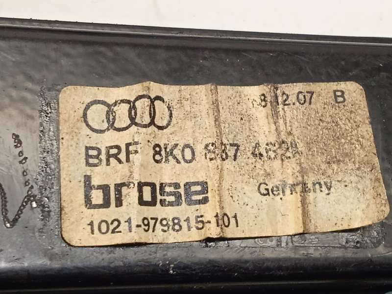 Recambio de elevalunas delantero derecho para audi a4 ber. (b8) básico referencia OEM IAM 8K0837462  8K0959802 - Negro 4