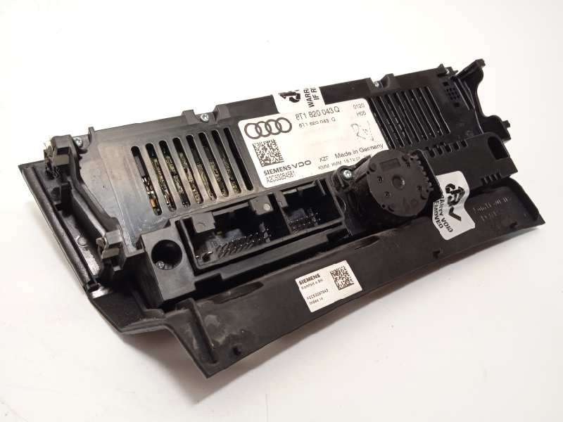Recambio de mando climatizador para audi a4 ber. (b8) básico referencia OEM IAM 8T1820043Q  8T1820043QXZF - Negro 4