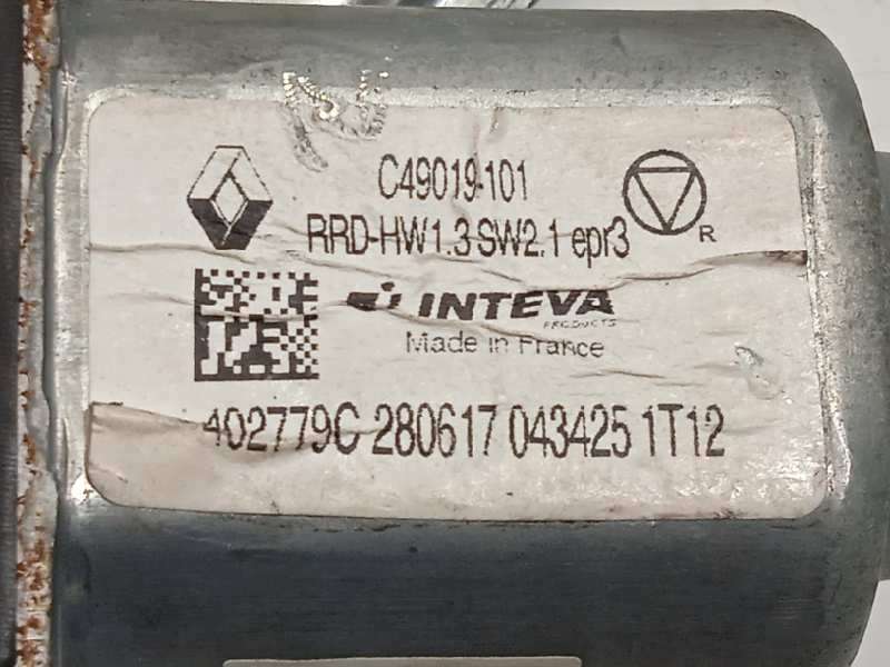 Recambio de elevalunas trasero derecho para renault megane iv grandtour 1.2 tce energy referencia OEM IAM 402779C - Rojo 4