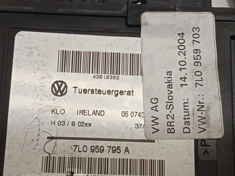 Recambio de elevalunas trasero izquierdo para porsche cayenne (typ 9pa) s referencia OEM IAM 7L0839461  7L0959795A - Negro 5