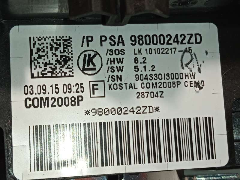 Recambio de mando intermitentes para citroën c4 lim. feel edition referencia OEM IAM 98000242ZD - Blanco 6