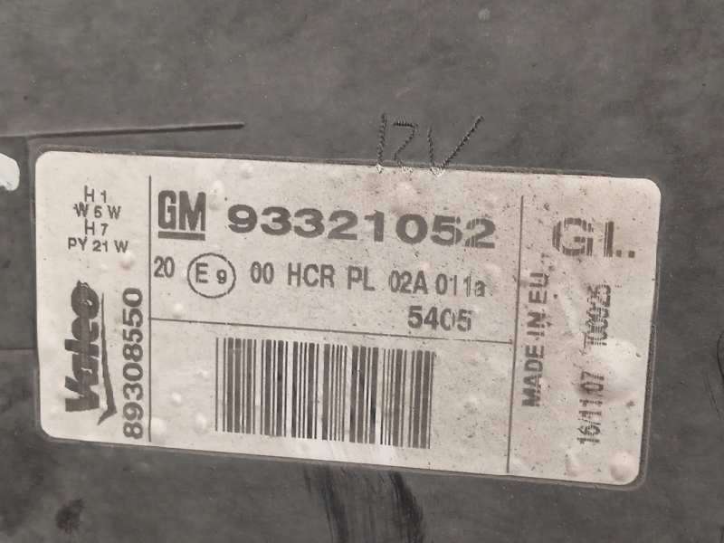 Recambio de faro izquierdo para opel meriva cosmo referencia OEM IAM 93321052  89308550 5