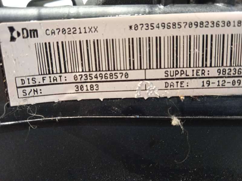 Recambio de airbag delantero izquierdo para fiat doblo 1.6 jtdm 16v cat referencia OEM IAM 07354968570 735496857 7354968570 5