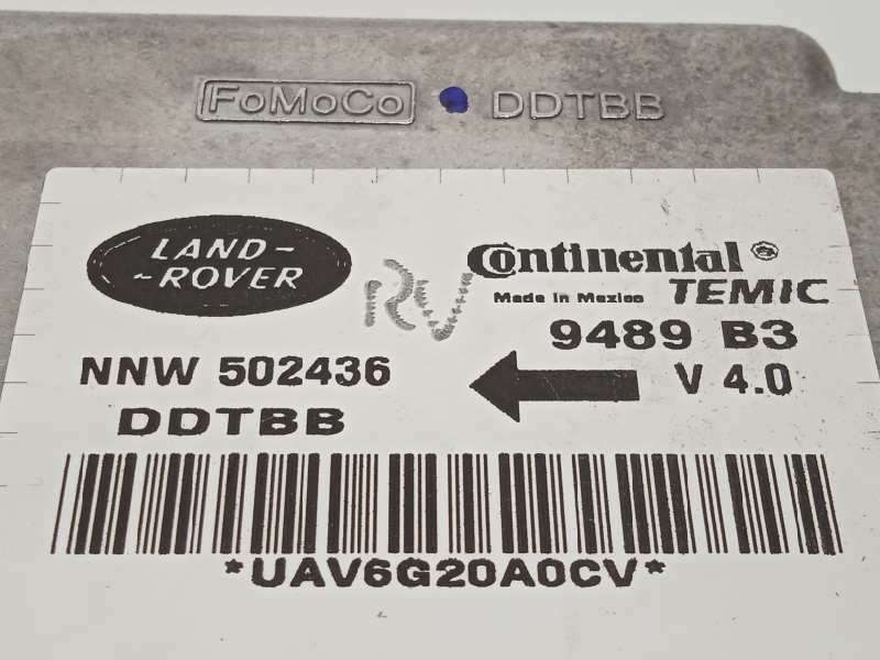 Recambio de centralita airbag para land rover range rover sport v6 td hse referencia OEM IAM NNW502436 - Negro 4