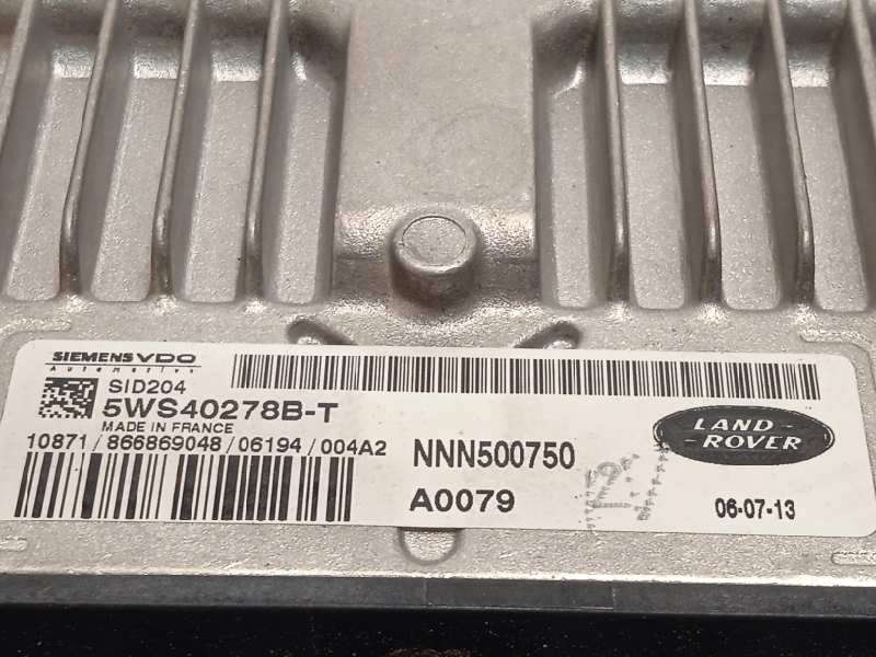 Recambio de centralita motor uce para land rover range rover sport v6 td hse referencia OEM IAM NNN500750  5WS40278BT - Negro 5