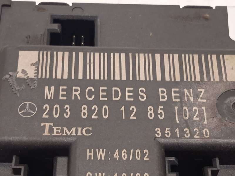 Recambio de modulo confort para mercedes-benz clase c (w203) berlina 180 compressor (203.046) referencia OEM IAM 2038201285 3