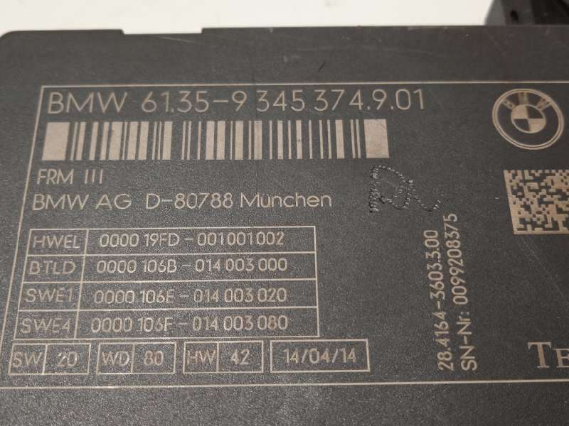 Recambio de modulo electronico para bmw serie 5 lim. (f10) 530d xdrive referencia OEM IAM 61359345374 - Azul 5