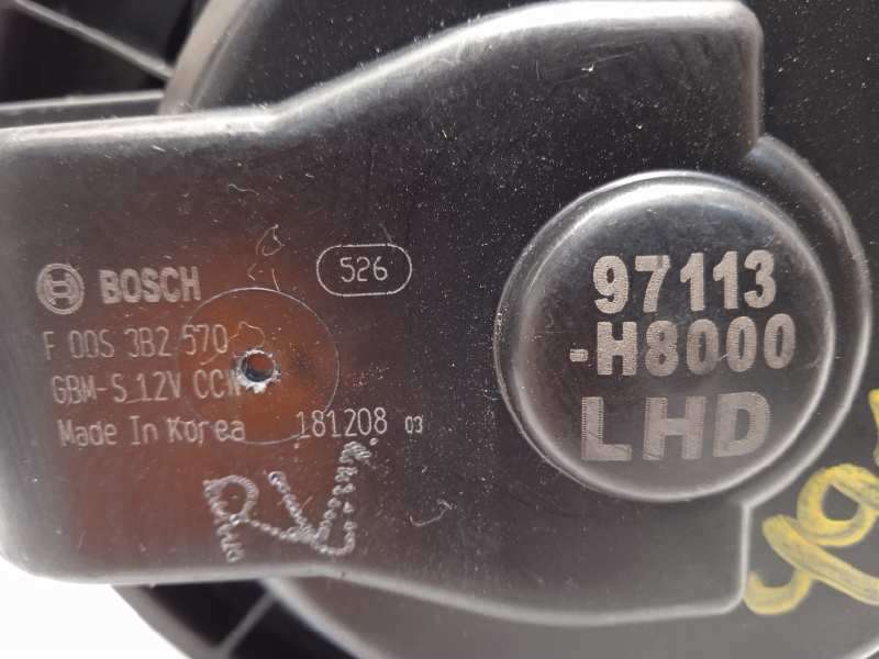 Recambio de motor calefaccion para kia stonic (ybcuv) 1.0 tgdi cat referencia OEM IAM 97113H8000  F00S3B2570 - Negro 5