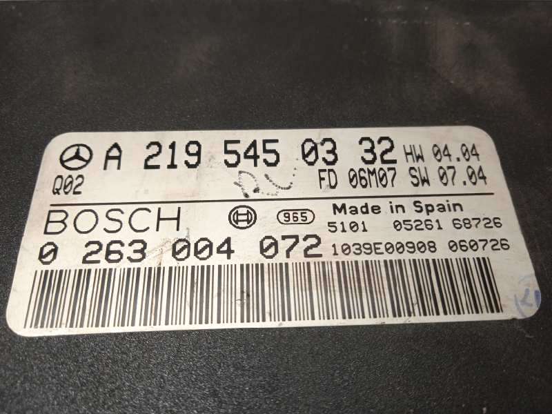 Recambio de modulo electronico para mercedes-benz clase cls (w219) 320 cdi (219.322) referencia OEM IAM A2195450332  0263004072 4