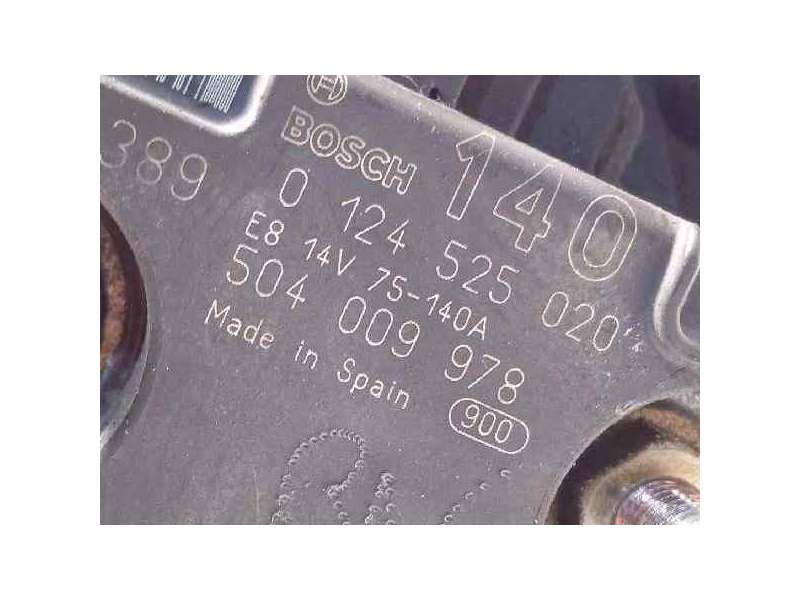 Recambio de alternador para iveco daily caja cerrada (1999 =>) 29 - l 12 caja cerrada referencia OEM IAM 504009978  0124525020 - Verde 5