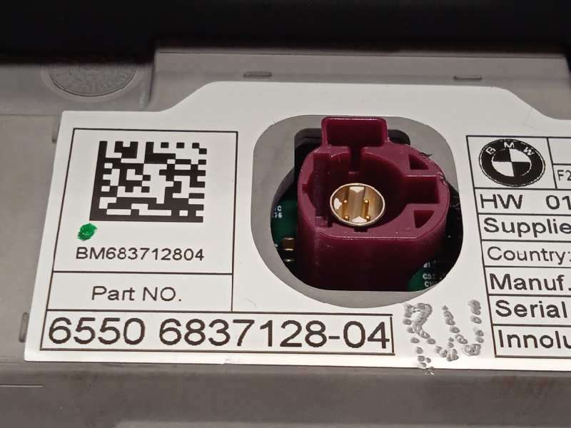 Recambio de pantalla multifuncion para bmw serie 1 lim. (f20/f21) 118i referencia OEM IAM 65506837128  6837128 5
