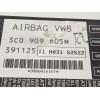 Recambio de centralita airbag para volkswagen passat variant (3c5) 2.0 tdi referencia OEM IAM 3C0909605M 3C0909605M00B 