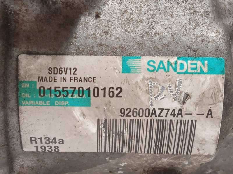 Recambio de compresor aire acondicionado para nissan note (e11e) 1.5 dci turbodiesel cat referencia OEM IAM 92600AZ74A 5