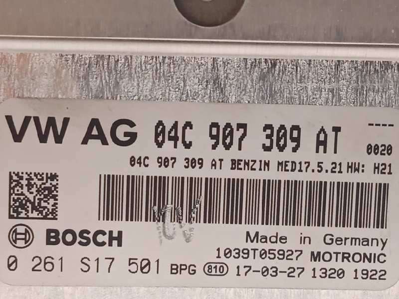Recambio de centralita motor uce para volkswagen polo 1.0 tsi referencia OEM IAM 04C907309AT  0261S17501 - Gris 4