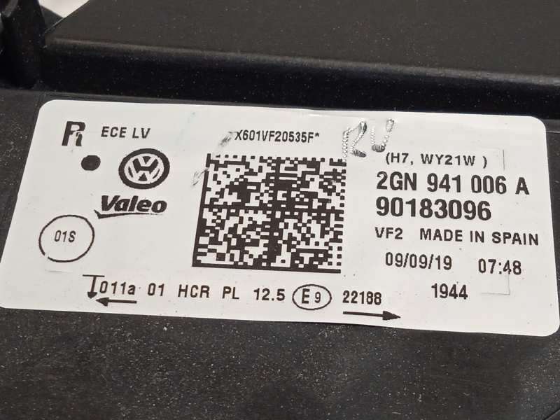 Recambio de faro derecho para volkswagen polo 1.0 tsi referencia OEM IAM 2GN941006A  90183096 - Gris 9