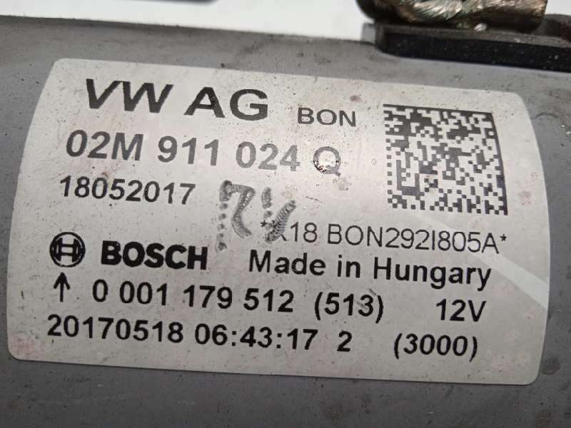 Recambio de motor arranque para volkswagen polo 1.0 tsi referencia OEM IAM 02M911024Q  0001179512 - Gris 5