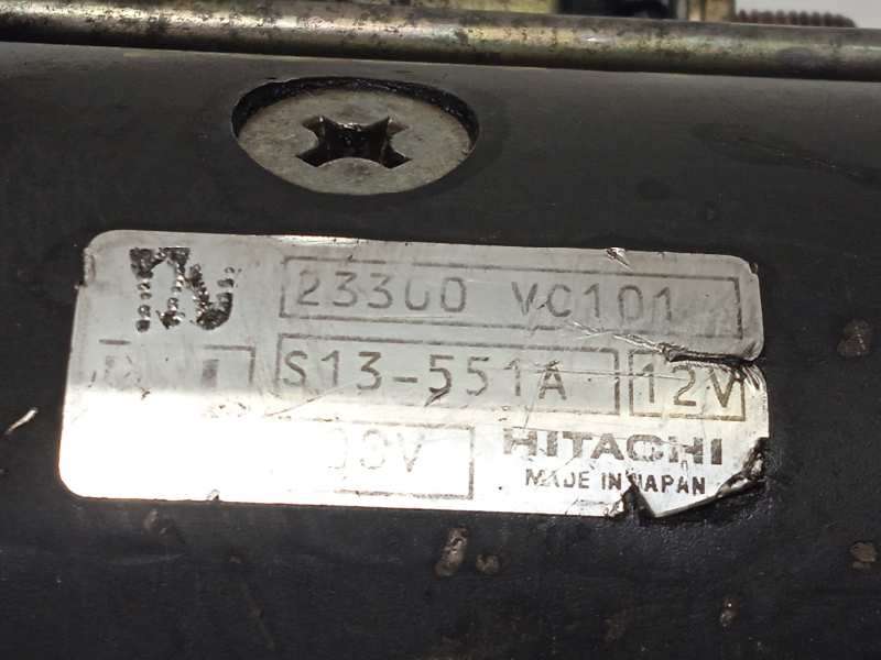 Recambio de motor arranque para nissan patrol gr (y61) básico referencia OEM IAM 23300VC101  S13551A - Amarillo 5