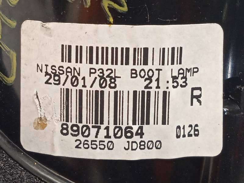 Recambio de piloto trasero derecho interior para nissan qashqai (j10) acenta referencia OEM IAM 26550JD800  89071064 - Negro 4