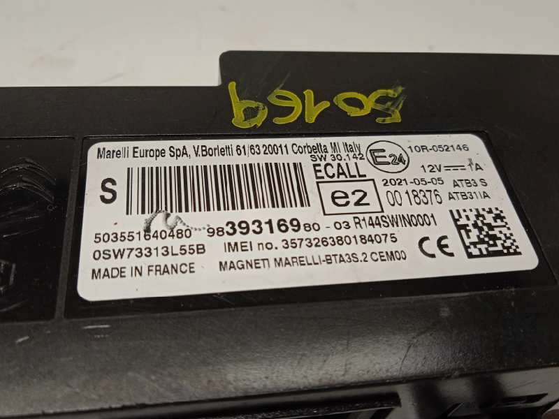 Recambio de modulo electronico para peugeot 3008 allure referencia OEM IAM 9839316980  503551640480 - Azul 4