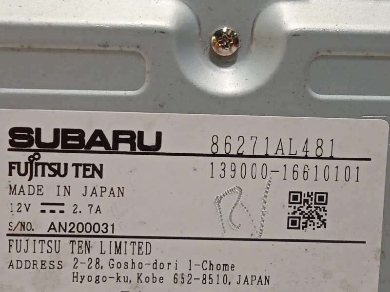 Recambio de sistema navegacion gps para subaru outback (b15) executive referencia OEM IAM 86271AL481  13900016610101 7