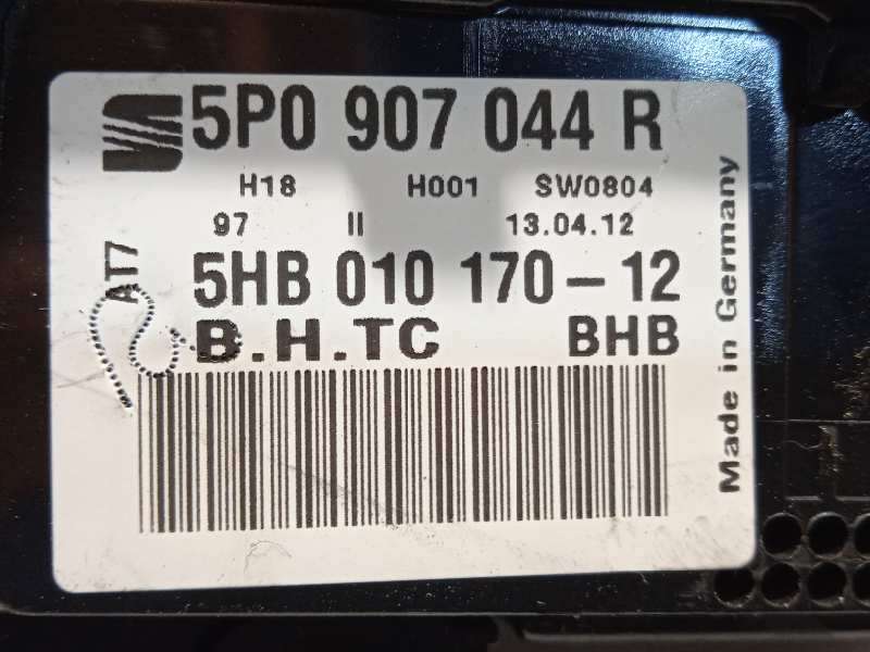 Recambio de mando climatizador para seat leon (1p1) stylance / style referencia OEM IAM 5P0907044R 5P0907044RAT7 5HB01017012 - Gris 5