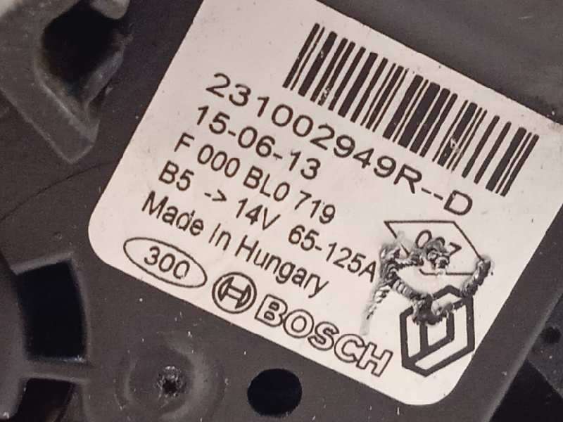 Recambio de alternador para dacia logan ii laureate referencia OEM IAM 231002949R  F000BL0719 - Blanco 4