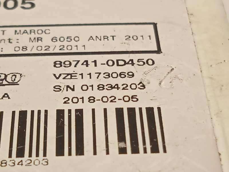 Recambio de modulo electronico para toyota yaris 1.5 16v cat referencia OEM IAM 897410D450 3